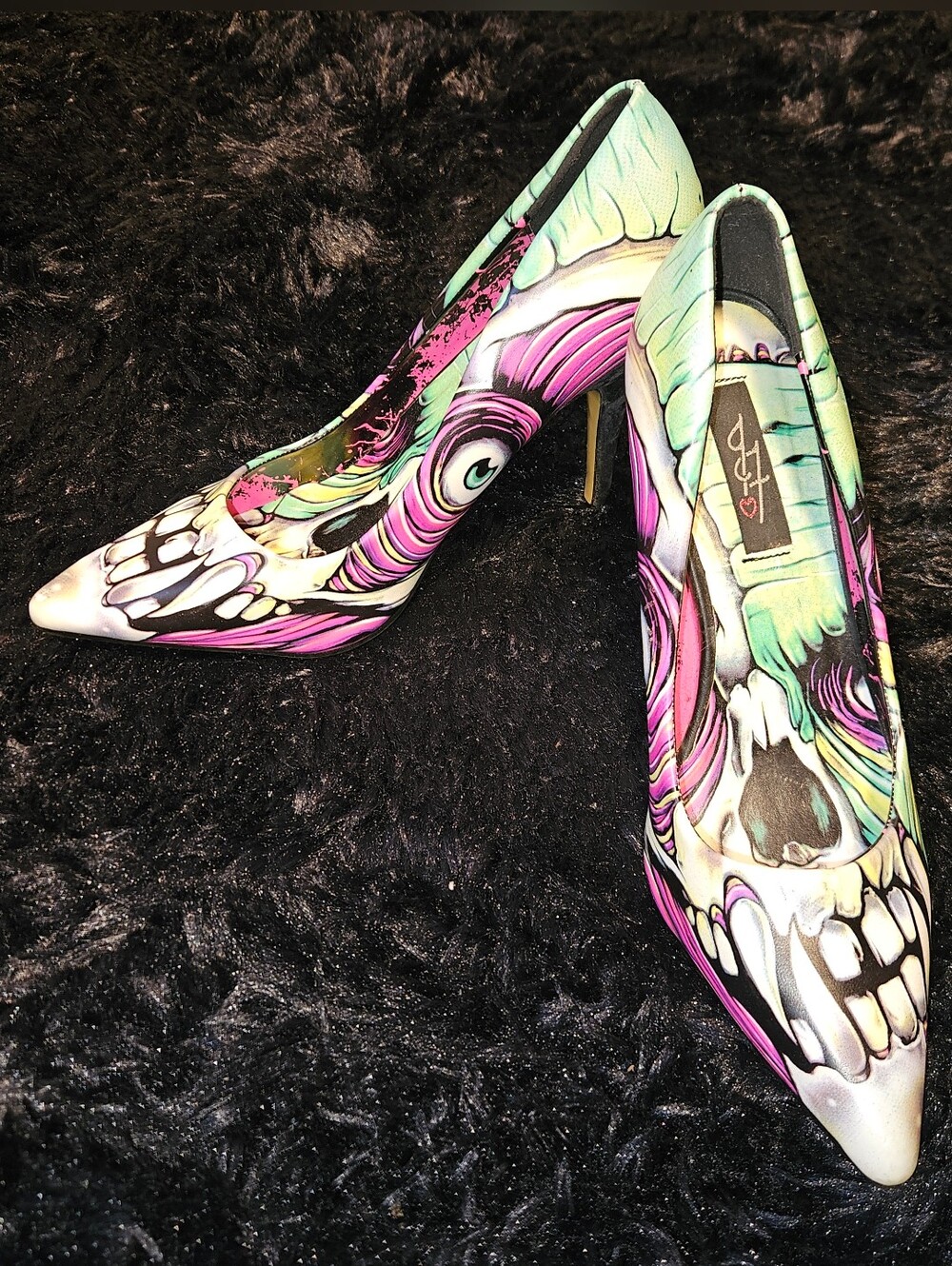 Iron Fist Zombie Stomper High Heel Pumps Deadstock